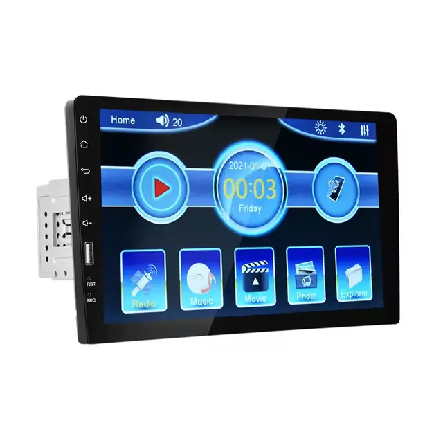 Reproductor de radio estereo 1Din 9" Universal