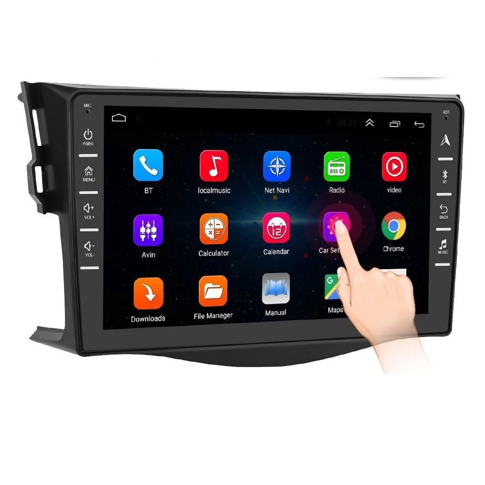 Toyota RAV4 Reproductor de radio 2Din Android 9.1 Auto Radio para 2007-2012 GPS Wifi BT FM